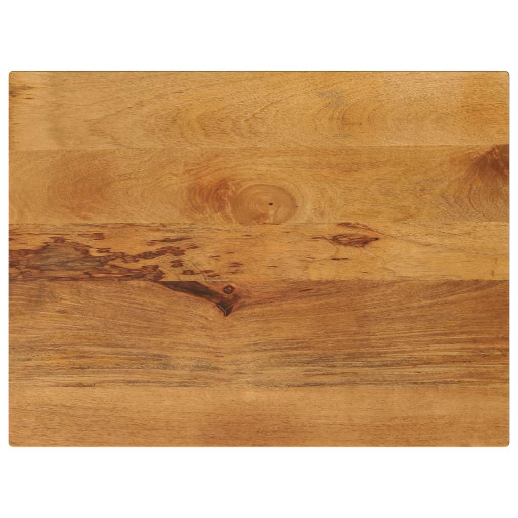 Bordplade 80x70x3,8 cm rektangulær massivt mangotræ Bordplade 80x70x3,8 cm rektangulær massivt mangotræ