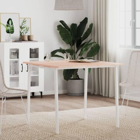 Bordplade 80x80x1,5 cm firkantet massivt bøgetræ