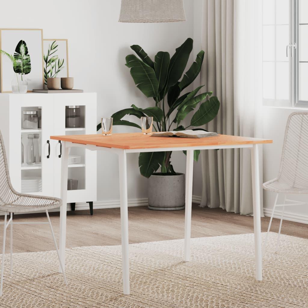 Bordplade 80x80x1,5 cm firkantet massivt bøgetræ Bordplade 80x80x1,5 cm firkantet massivt bøgetræ