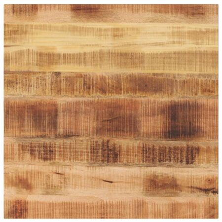 Bordplade 80x80x2.5 cm firkantet massivt ru mangotræ