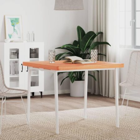 Bordplade 80x80x4 cm firkantet massivt bøgetræ