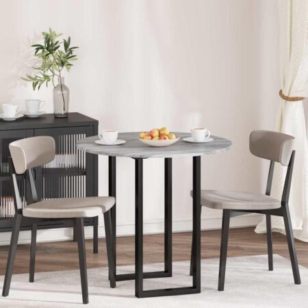 Bordplade Grå sonoma-eg 80 x 80 x 1.5 cm Konstrueret træ