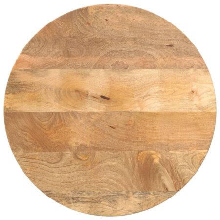 Bordplade Ø60x2,5 cm rund massivt mangotræ