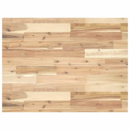 Bordplade til toiletbord 100x60x4 cm ubehandlet massivt akacie