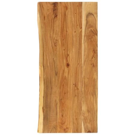 Bordplade til toiletbord 114x52x2,5 cm massivt akacietræ
