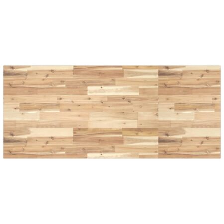 Bordplade til toiletbord 120x60x2 cm ubehandlet massivt akacie