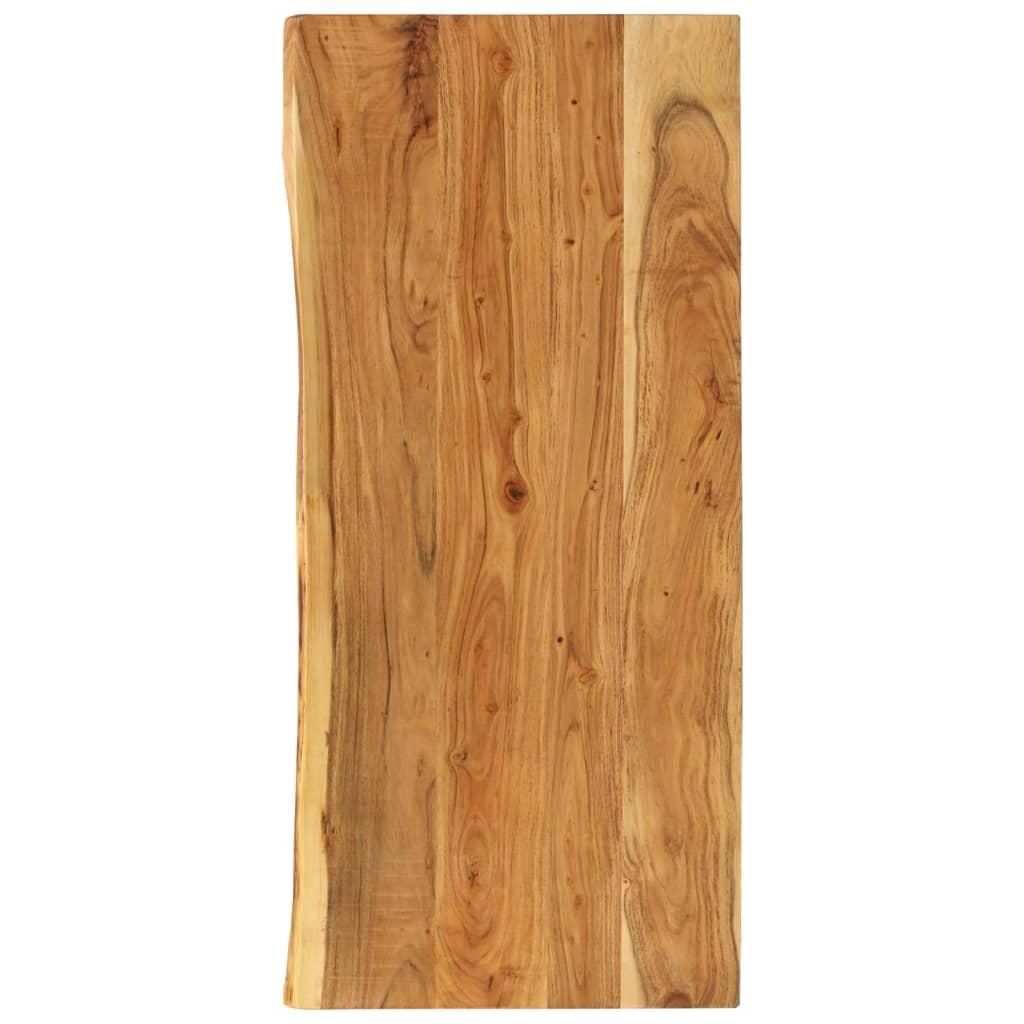 Bordplade til toiletbord 140x52x3,8 cm massivt akacietræ Bordplade til toiletbord 140x52x3,8 cm massivt akacietræ
