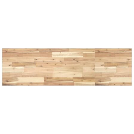 Bordplade til toiletbord 160x40x2 cm ubehandlet massivt akacie