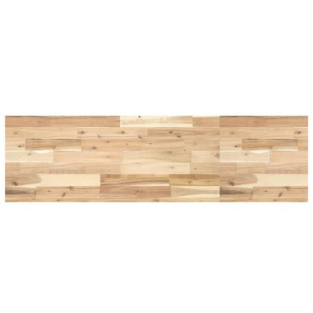Bordplade til toiletbord 160x40x4 cm ubehandlet massivt akacie