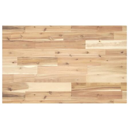 Bordplade til toiletbord 160x50x4 cm ubehandlet massivt akacie