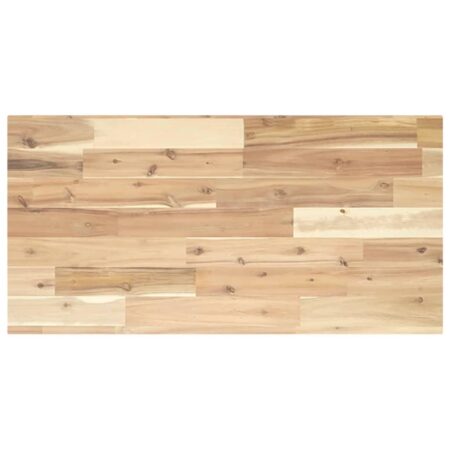 Bordplade til toiletbord 60x40x2 cm ubehandlet massivt akacie