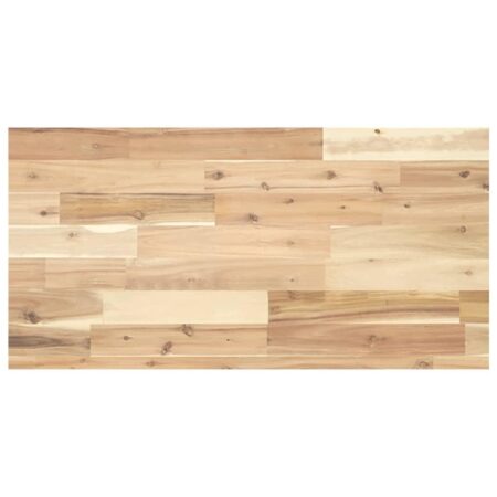 Bordplade til toiletbord 60x40x4 cm ubehandlet massivt akacie