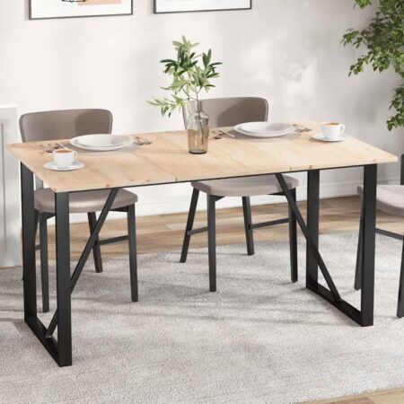 Bordplader 3 stk. 80x47x1,7 cm rektangulær massivt fyrretræ