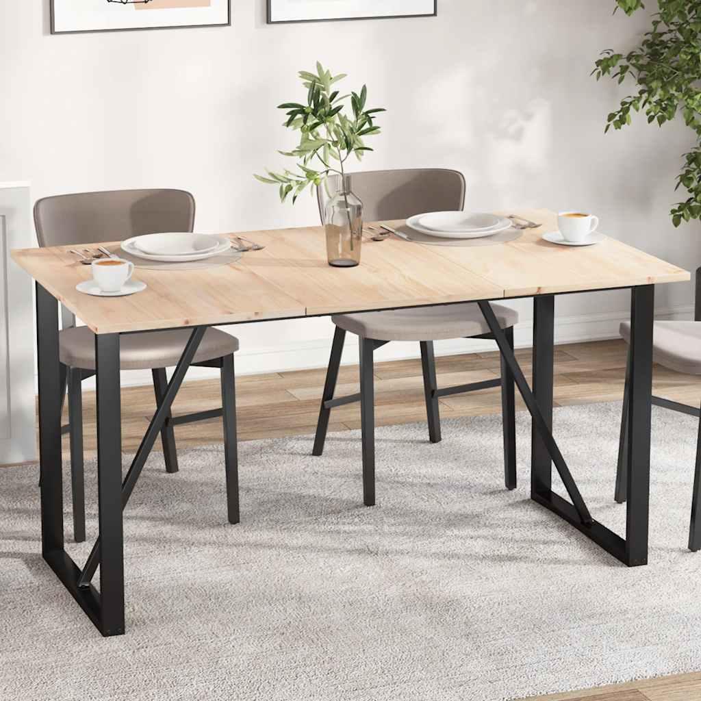 Bordplader 3 stk. 80x47x1,7 cm rektangulær massivt fyrretræ Bordplader 3 stk. 80x47x1,7 cm rektangulær massivt fyrretræ