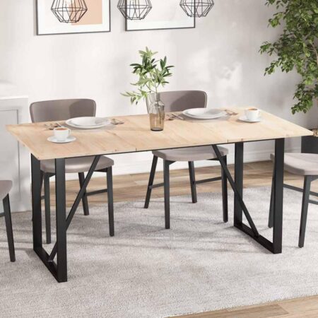 Bordplader 3 stk. 80x53x1,7 cm rektangulær massivt fyrretræ