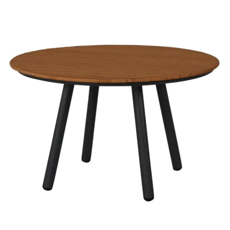 Brafab, Bam Bo Spisebord Ø120 cm Bambu/Anthracite