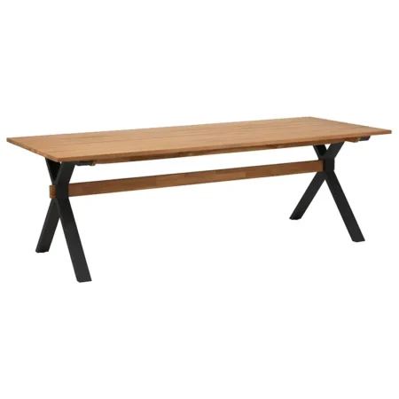 Brafab, Mark spisebord 95x230 cm sort / teak