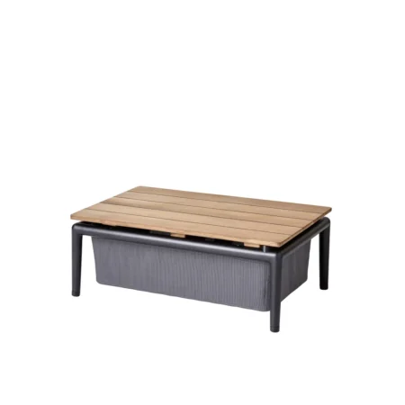 Cane-line Conic box bord Grey, teak