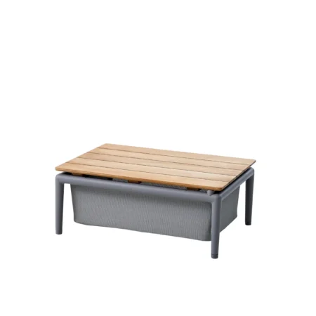 Cane-line Conic box bord Light grey, teak