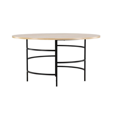 Copenhagen spisebord Ø140cm whitewash