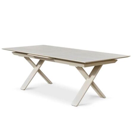 Elba havebord 240 x 100 cm - Beige