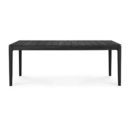 Ethnicraft Bøg outdoor spisebord sortbejdset teak 200x100 cm