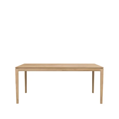 Ethnicraft Bøg spisebord med tillægsplade Oak wax oil 100x180/280 cm
