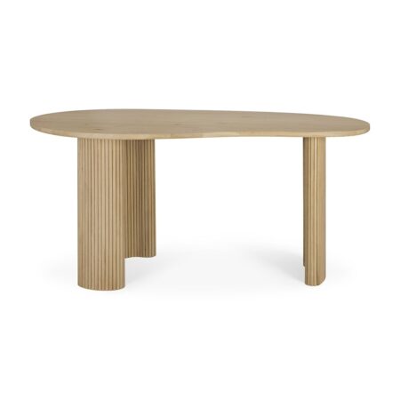 Ethnicraft, Boomerang skrivebord lakeret eg 160x83 cm