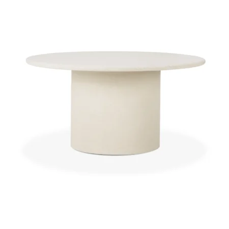 Ethnicraft Elements spisebord Off white, Ø150 cm