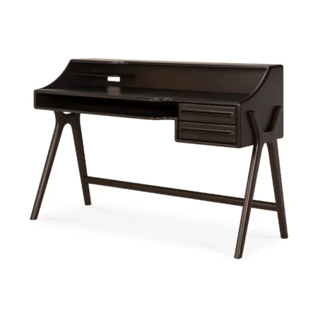 Ethnicraft Flow skrivebord Rose brown mahogany, 140x55 cm