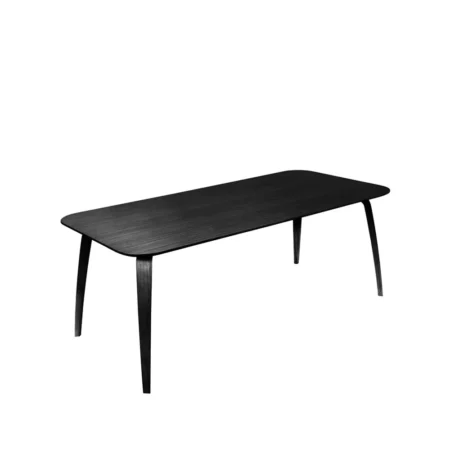 GUBI Gubi rektangulært spisebord black stained ash