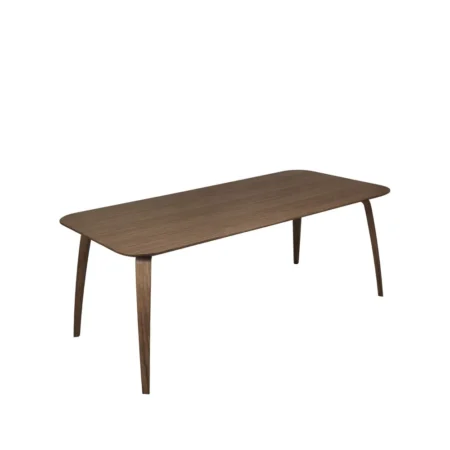 GUBI Gubi rektangulært spisebord walnut