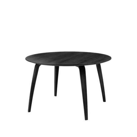 GUBI Gubi rundt spisebord black stained ash