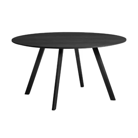 HAY CPH25 2.0 spisebord Ø120 cm Black-lacquered oak veneer
