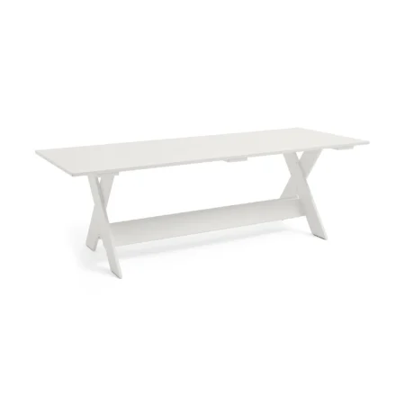 HAY Crate Dining Table bord 230x89,5 cm lakeret fyrretræ White
