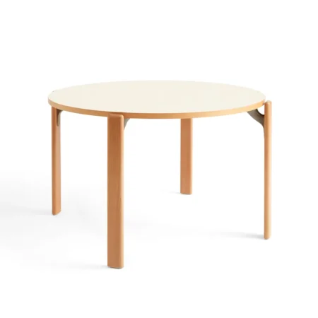 HAY Rey spisebord Ø128 cm Golden-Ivory white