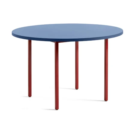 HAY Two-Colour spisebord Ø120 cm Maroon red-blue