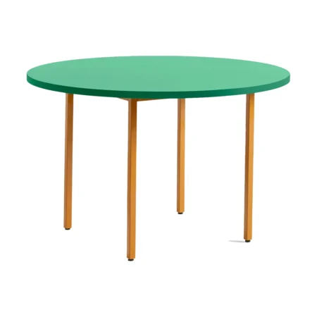 HAY Two-Colour spisebord Ø120 cm Ochre-green mint