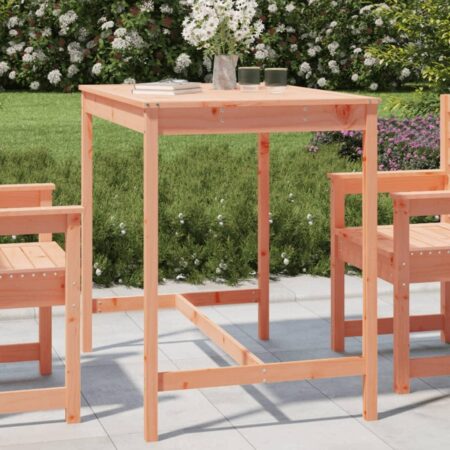 Havebord 121x82,5x110 cm massivt douglasgran