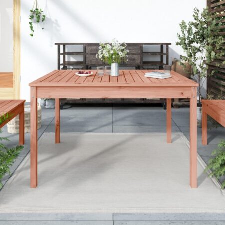 Havebord 121x82,5x76 cm massivt douglasgran