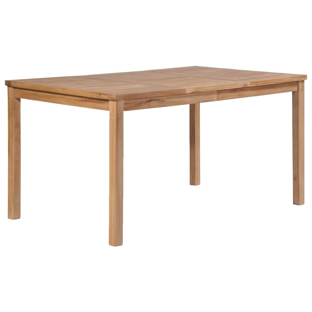 Havebord 150x90x77 cm massivt teaktræ Havebord 150x90x77 cm massivt teaktræ