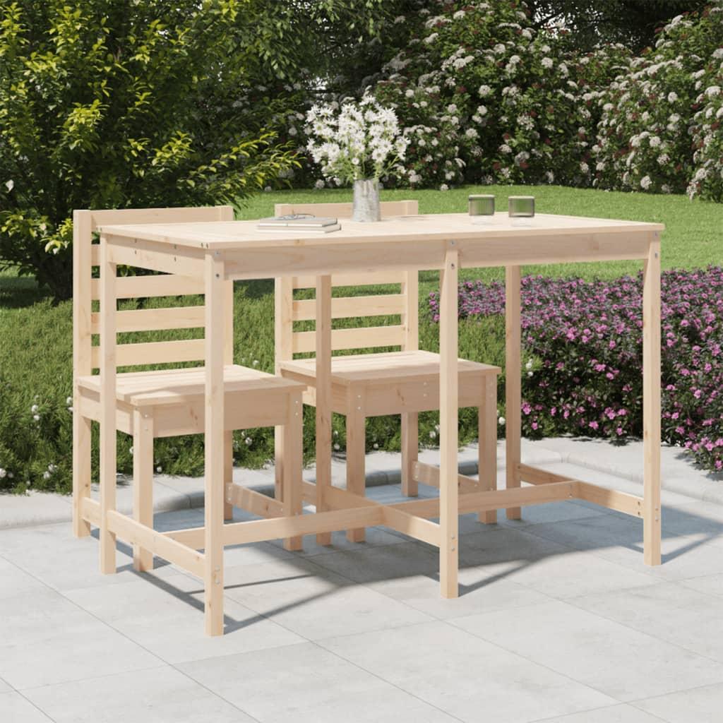 Havebord 159,5x82,5x110 cm massivt fyrretræ Havebord 159,5x82,5x110 cm massivt fyrretræ