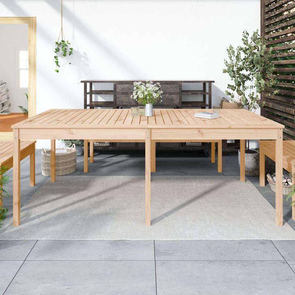 Havebord 203,5x100x76 cm massivt fyrretræ Havebord 203,5x100x76 cm massivt fyrretræ