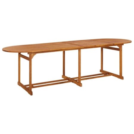Havebord 280x90x75 cm massivt akacietræ
