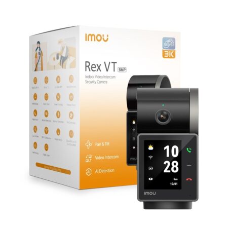 Imou Rex VT Pro indendørs IP-kamera 5 MP 3K – skrivebord
