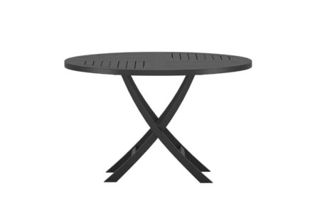 Kenya havebord Ø120cm sort