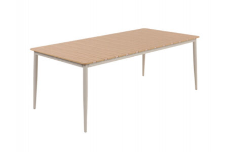 Malmø Havebord - 100x200 cm - Gråhvid