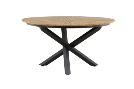 Mexico havebord Ø140 cm sort,natur