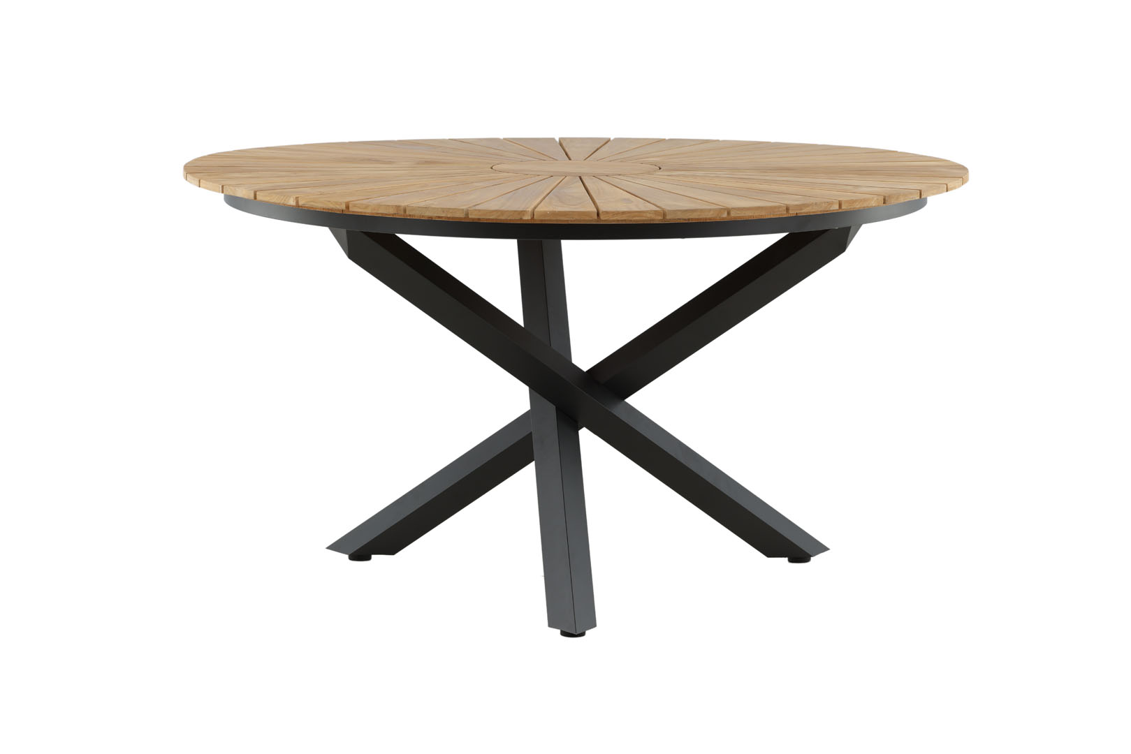 Mexico havebord Ø140 cm sort,natur Mexico havebord Ø140 cm sort,natur