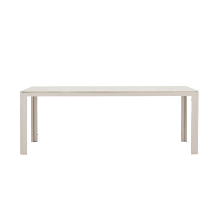 Mirko havebord beige